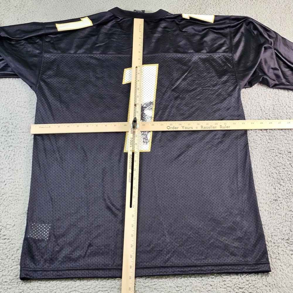 Vintage Colorado Buffaloes Jersey Mens Large Black Mesh NCAA Football Nike #1 - Picture 10 of 12